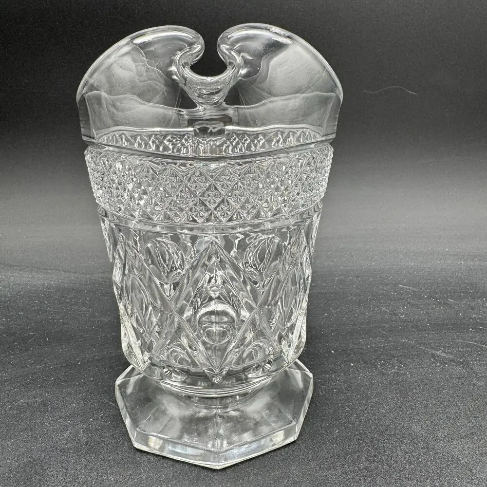 Vintage Pint Pitcher Cape Cod by Imperial Glass Ohio Glassware